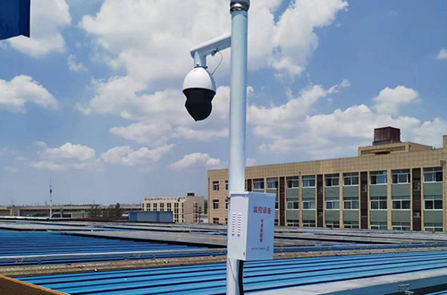 淮北屋顶新能源发电4G监控球机摄像头